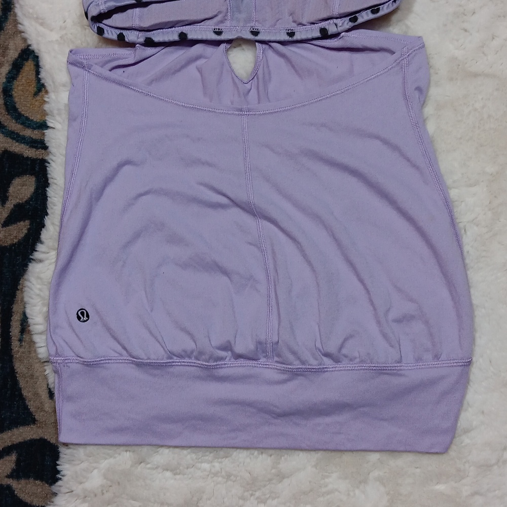 Lululemon athletic purple tank top womens sz 4 - Picture 6 of 11